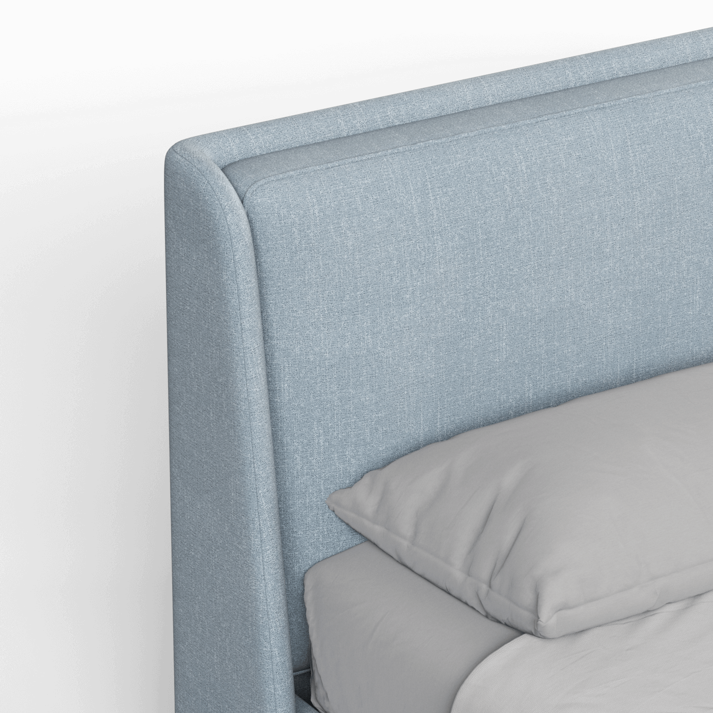 Ruby Upholstered Double Bed in Premium Fabric