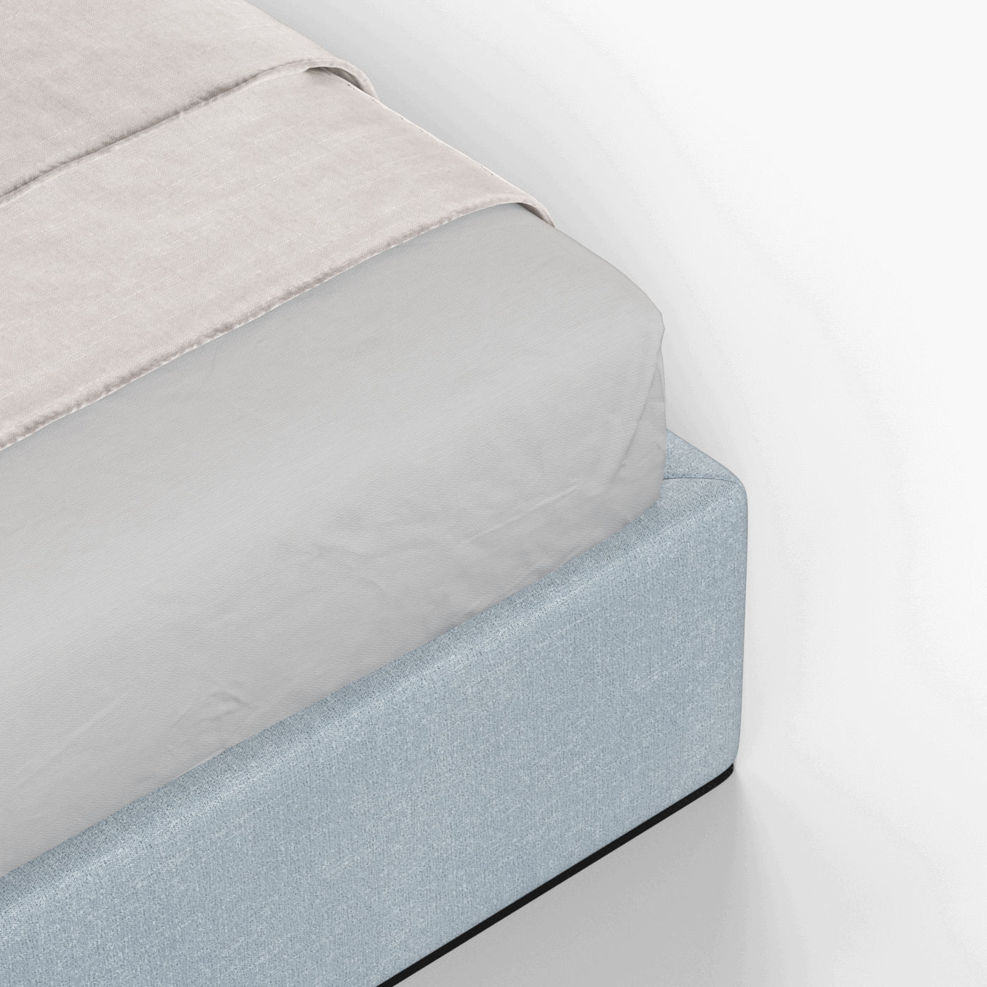 Ruby Upholstered Double Bed in Premium Fabric
