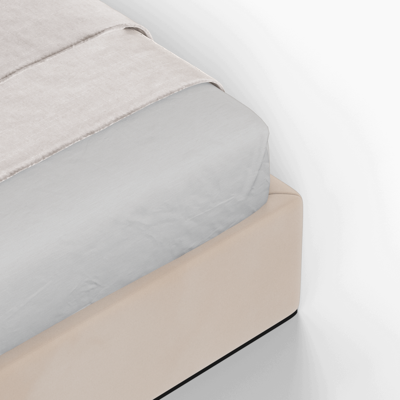 Ruby Upholstered Double Bed in Premium Fabric