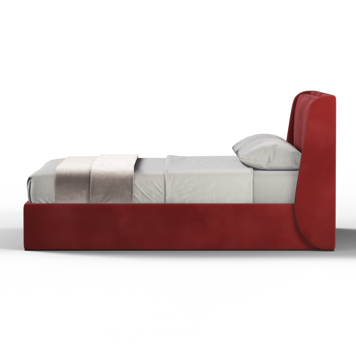 Ruby Upholstered Double Bed in Premium Fabric