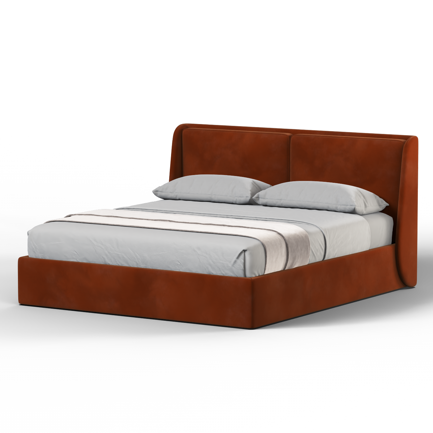 Ruby soft headboard bed