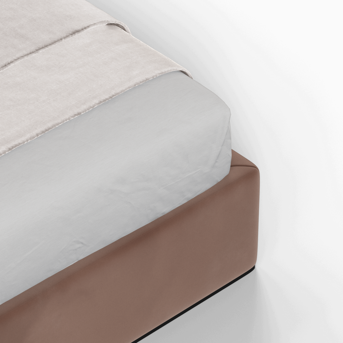 Ruby Upholstered Double Bed in Premium Fabric