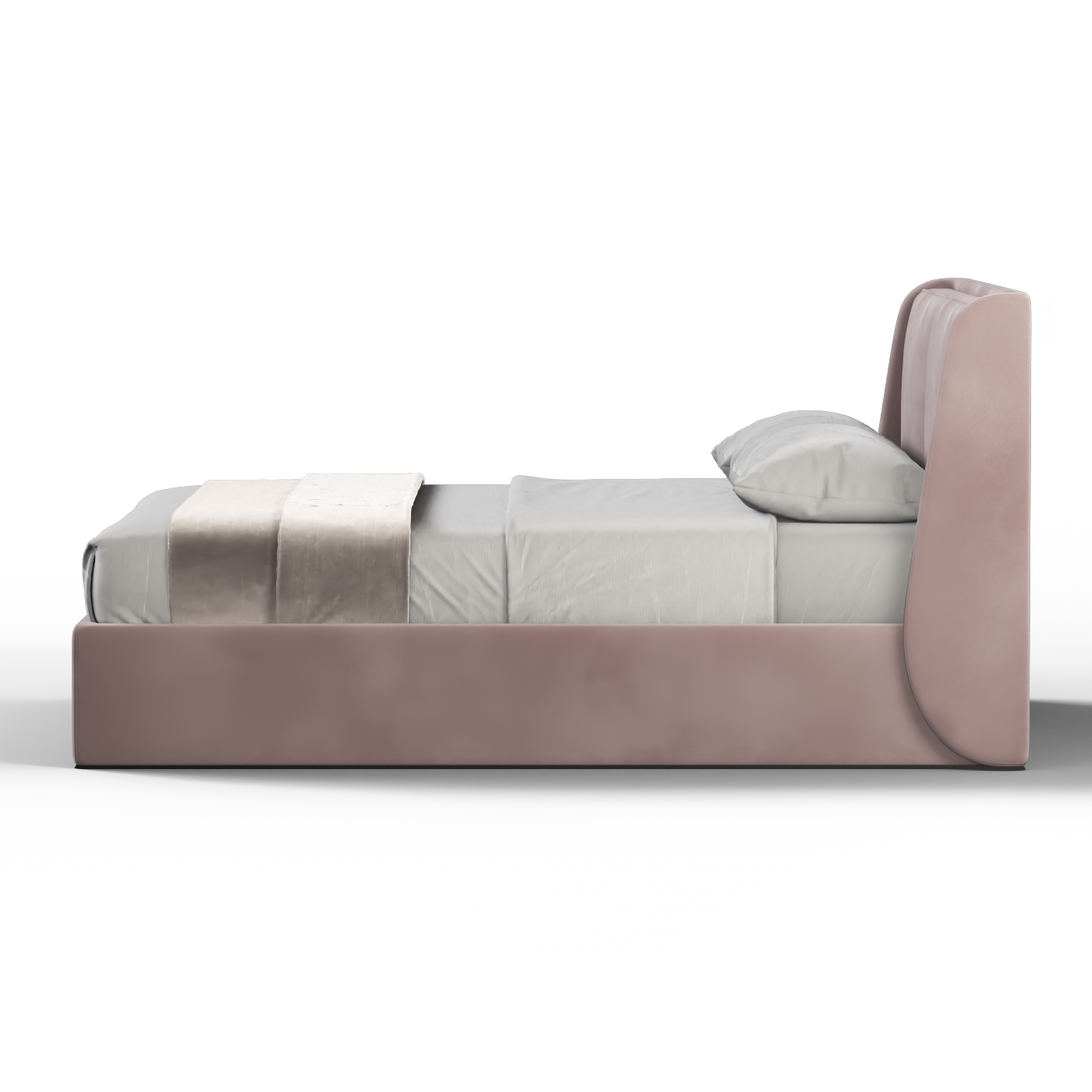 Ruby Upholstered Double Bed in Premium Fabric