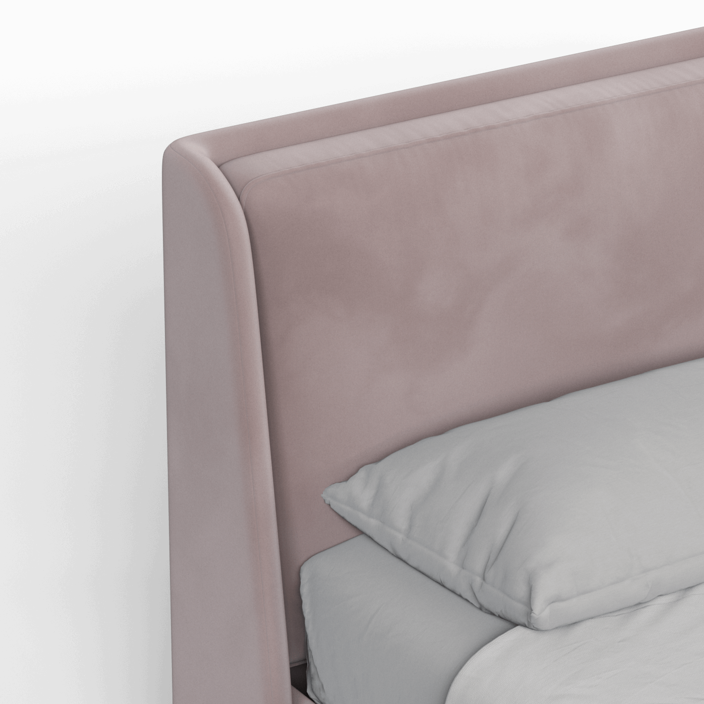 Ruby soft headboard bed