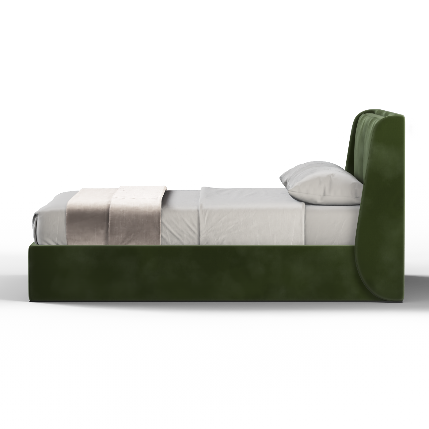 Ruby Upholstered Double Bed in Premium Fabric