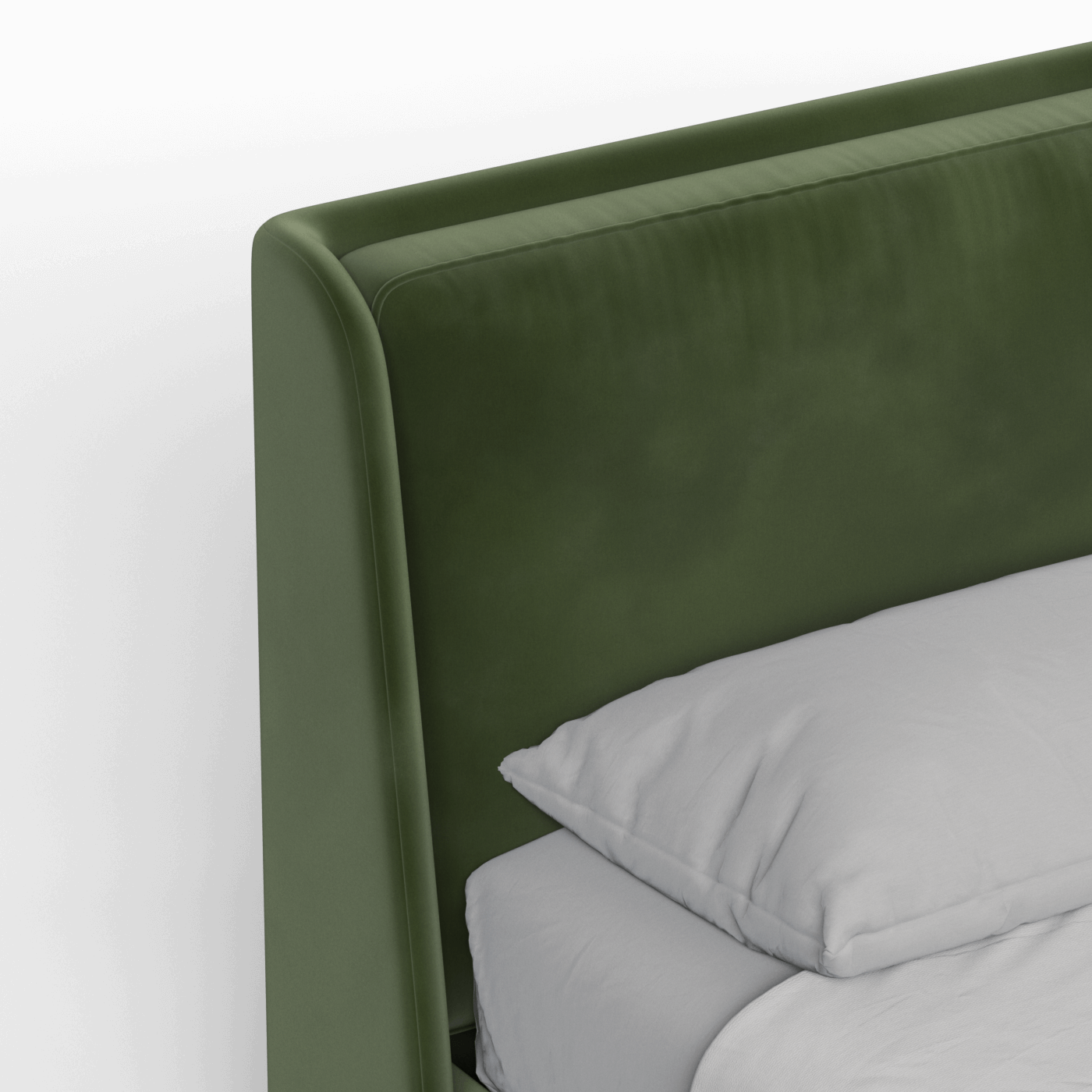 Ruby Upholstered Double Bed in Premium Fabric