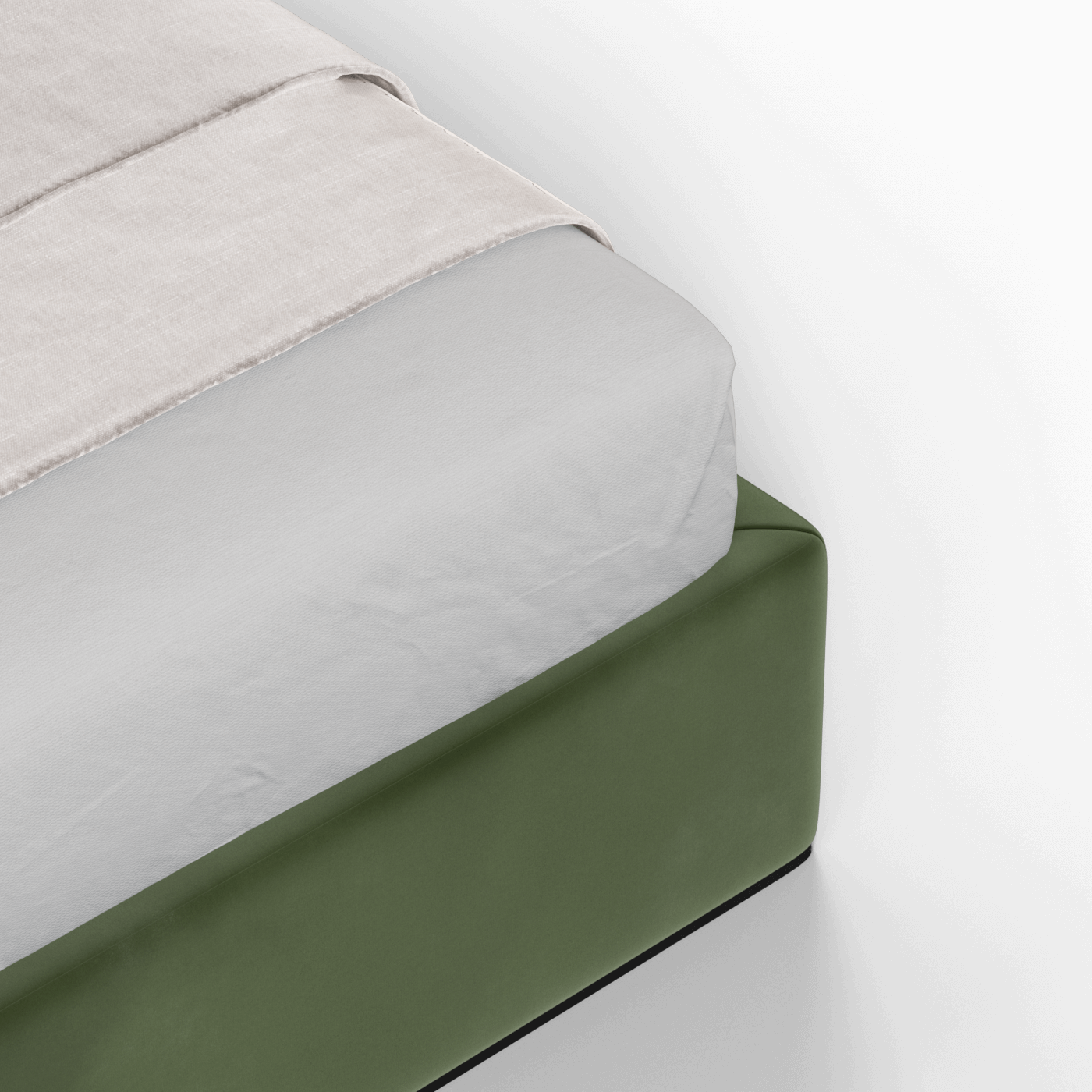 Ruby Upholstered Double Bed in Premium Fabric