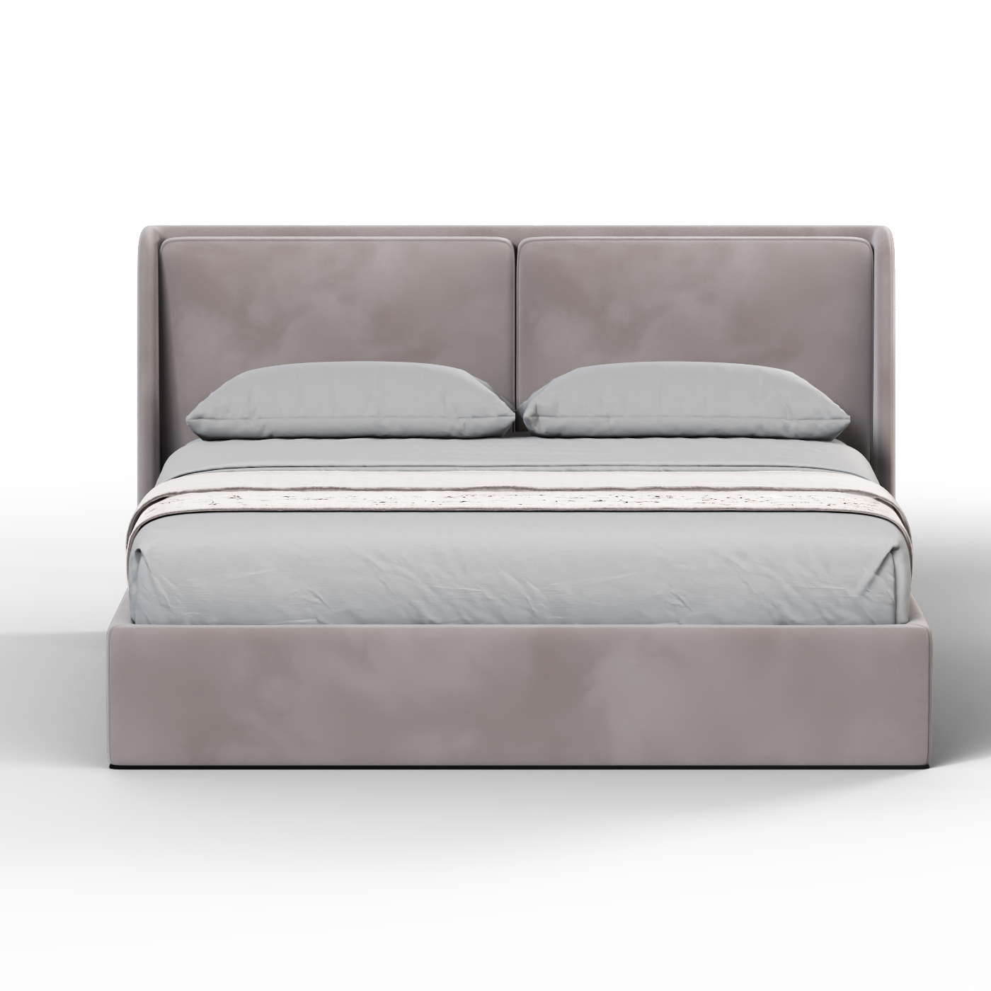 Ruby Upholstered Double Bed in Premium Fabric