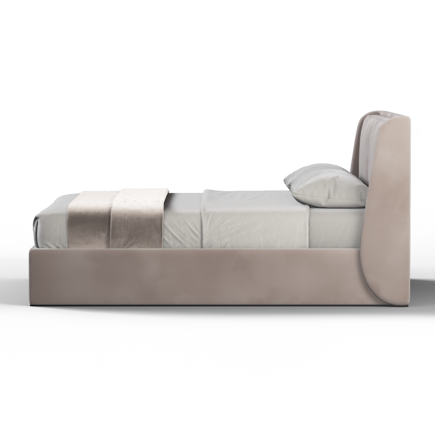 Ruby Upholstered Double Bed in Premium Fabric