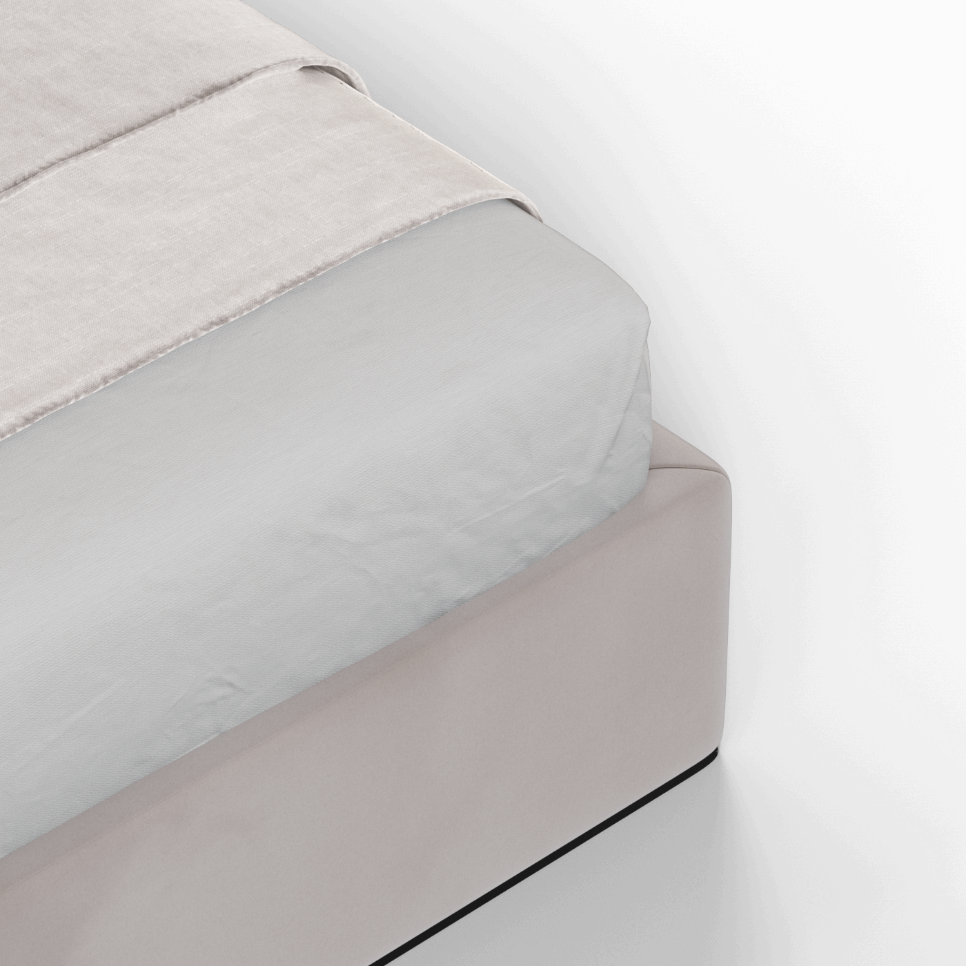 Ruby Upholstered Double Bed in Premium Fabric