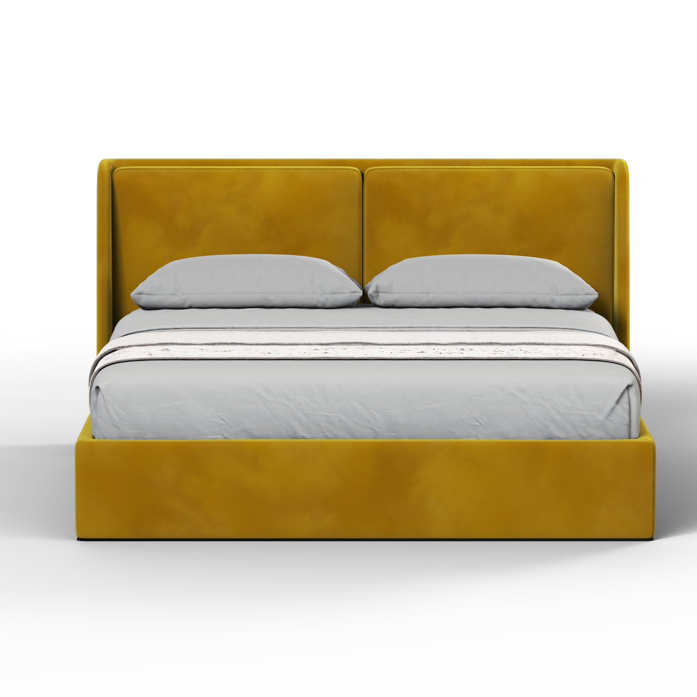 Ruby Upholstered Double Bed in Premium Fabric