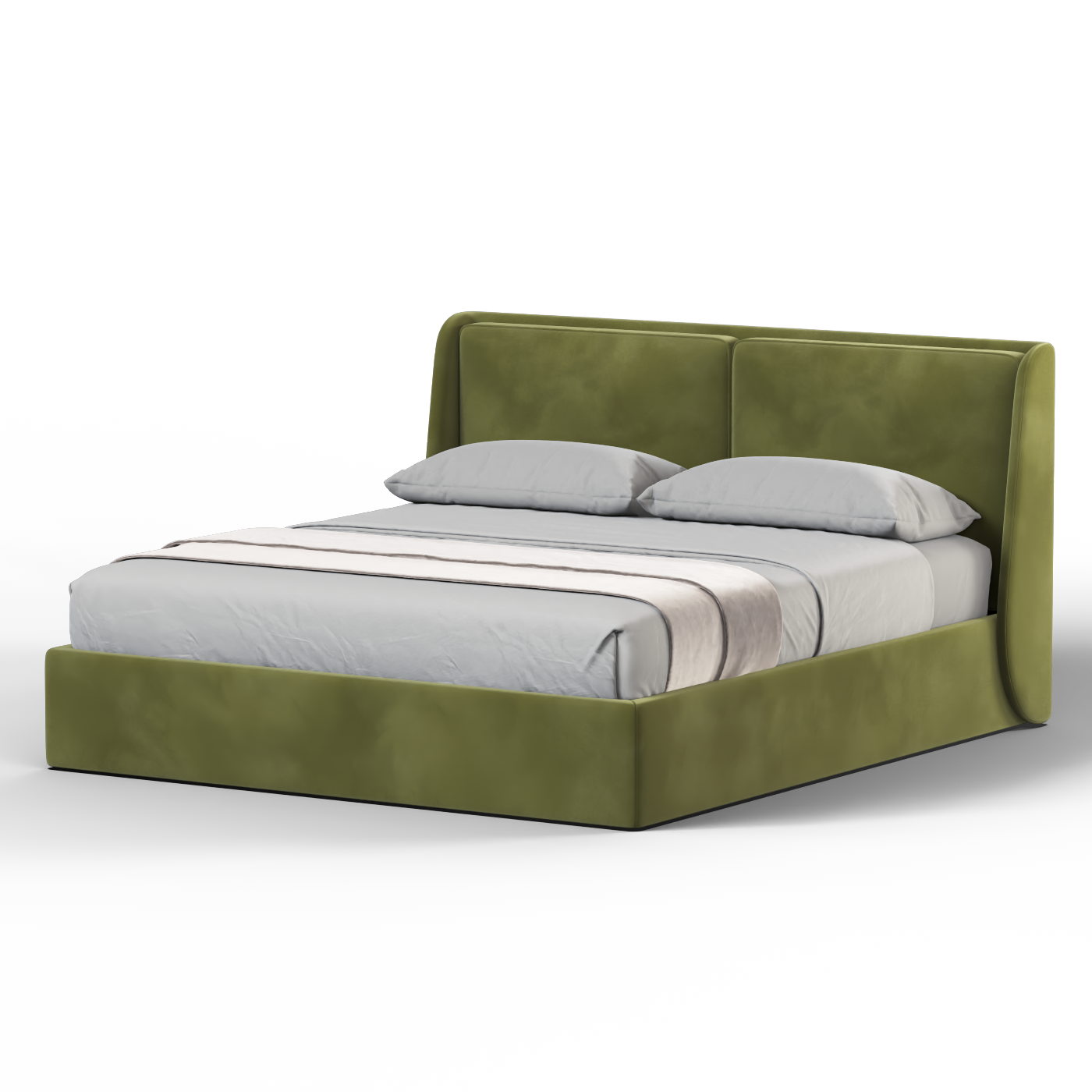 Ruby soft headboard bed