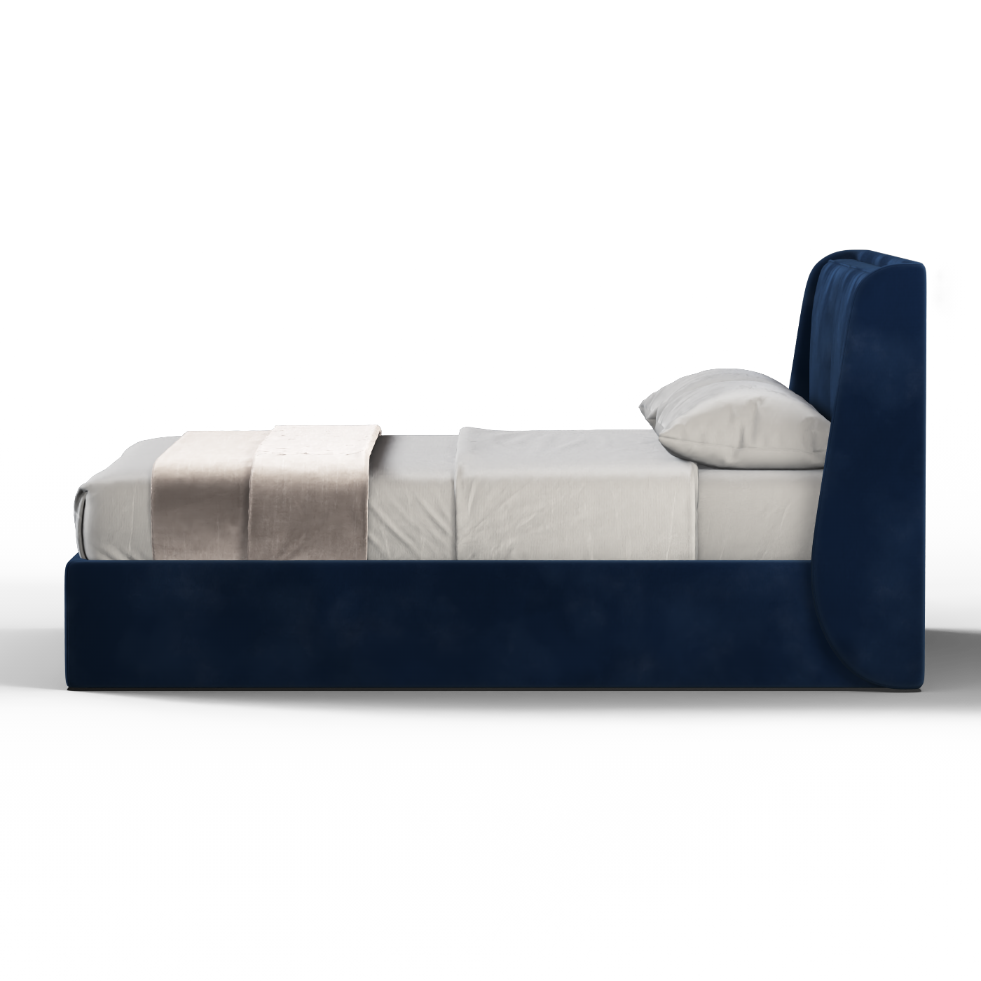 Ruby Upholstered Double Bed in Premium Fabric