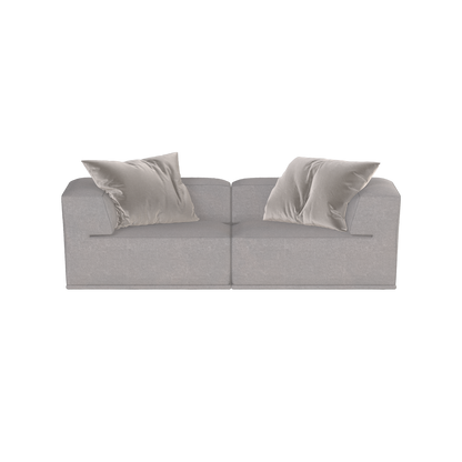 Savile Sofa — Compact Form with Wide Straight Armrests