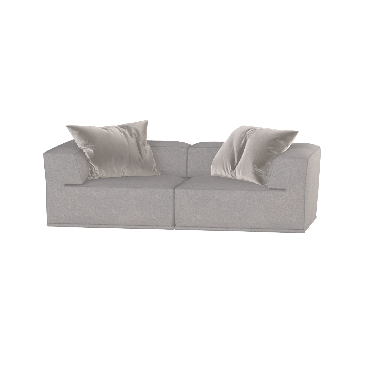 Savile Sofa — Compact Form with Wide Straight Armrests
