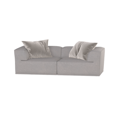 Savile Sofa — Compact Form with Wide Straight Armrests