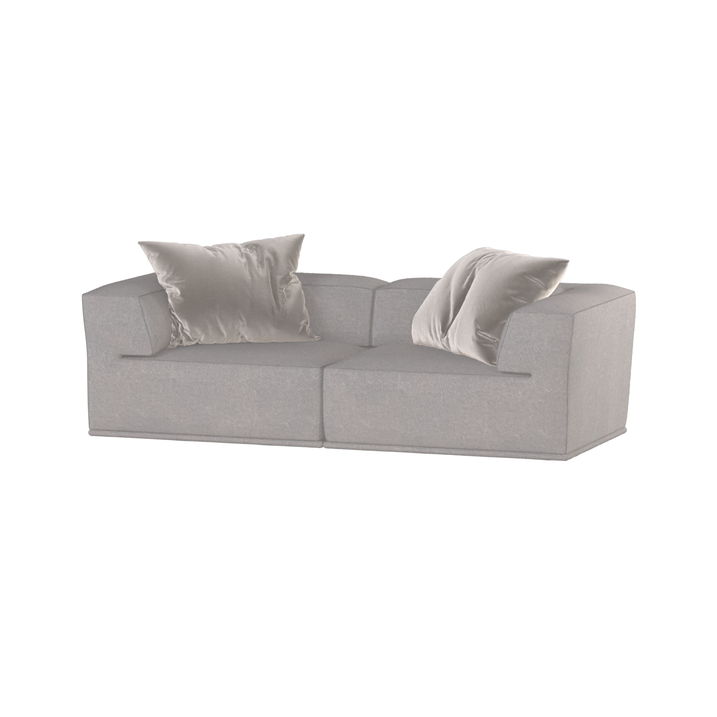 Savile Sofa — Compact Form with Wide Straight Armrests
