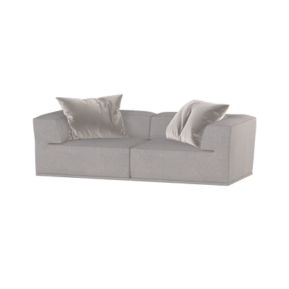 Savile Sofa — Compact Form with Wide Straight Armrests