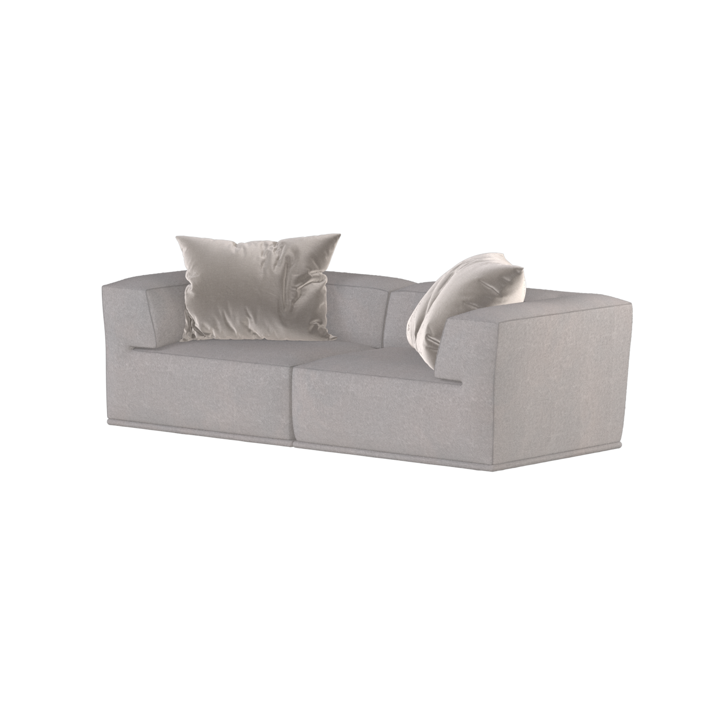 Savile Sofa — Compact Form with Wide Straight Armrests