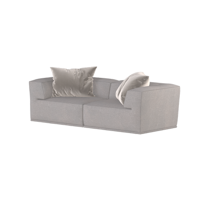 Savile Sofa — Compact Form with Wide Straight Armrests