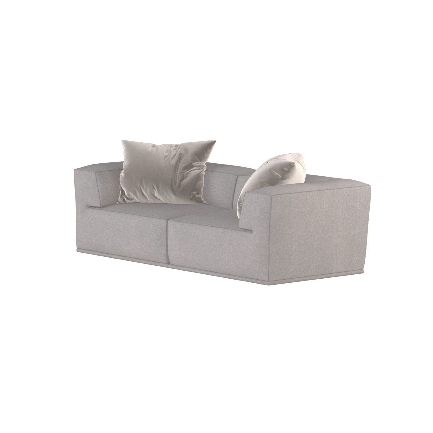 Savile Sofa — Compact Form with Wide Straight Armrests