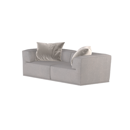 Savile Sofa — Compact Form with Wide Straight Armrests