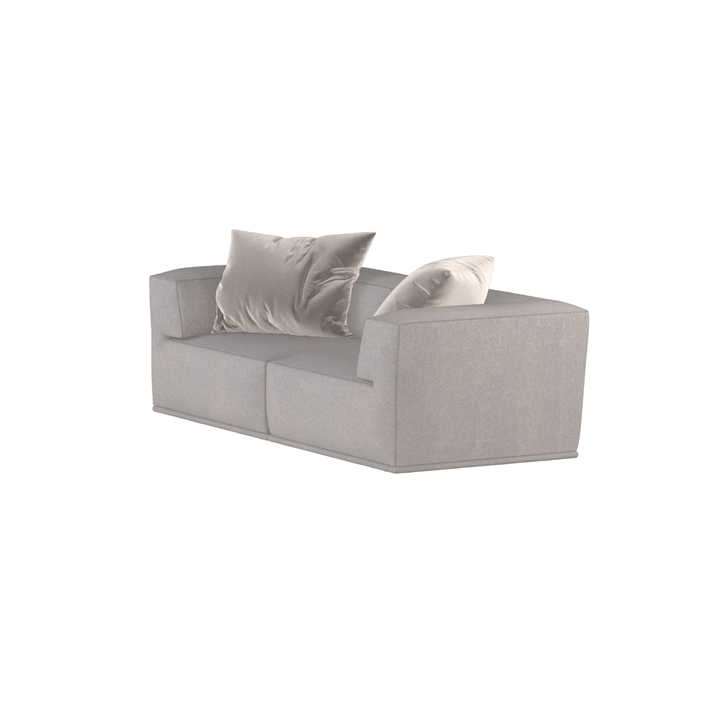 Savile Sofa — Compact Form with Wide Straight Armrests