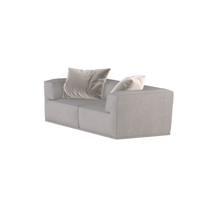 Savile Sofa — Compact Form with Wide Straight Armrests