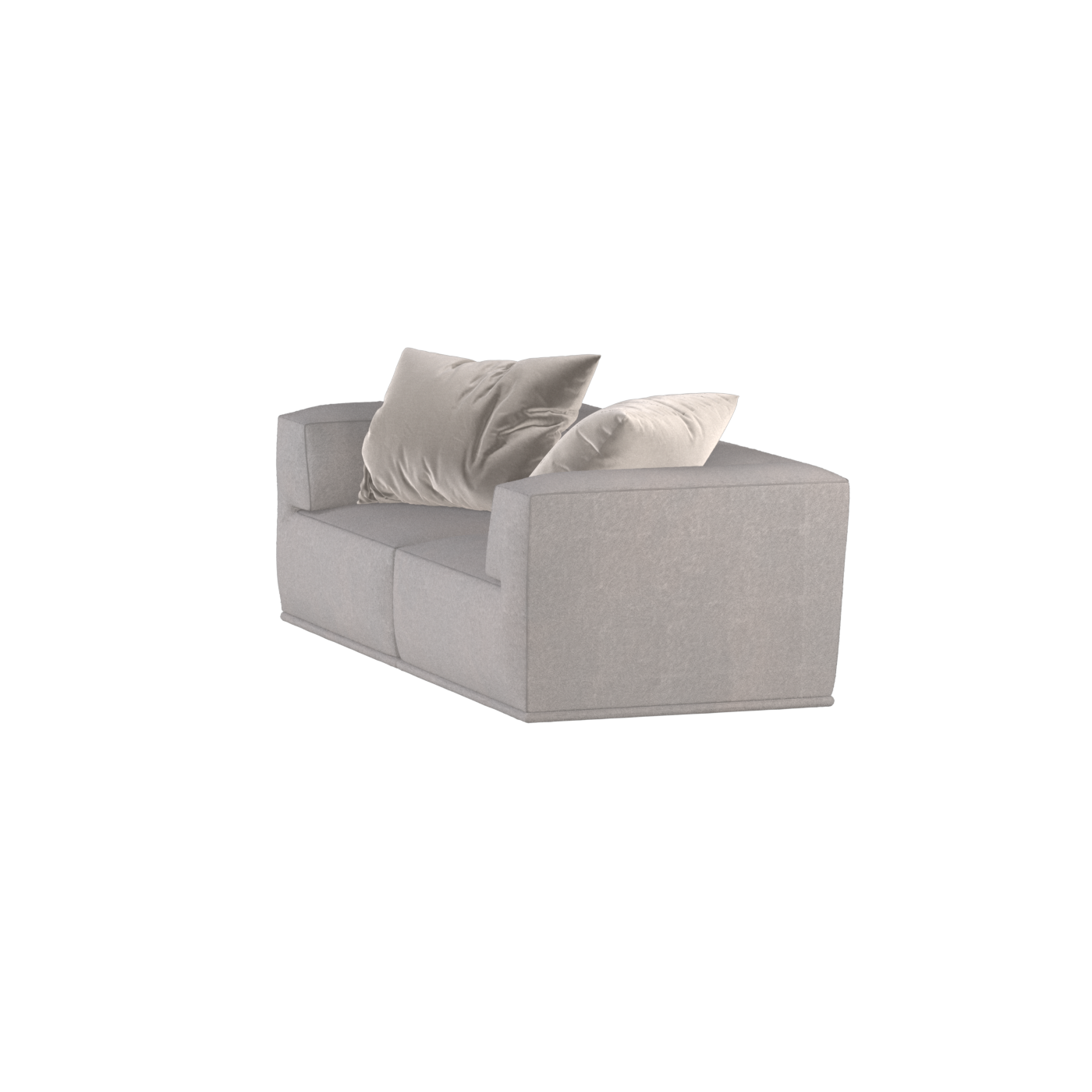 Savile Sofa — Compact Form with Wide Straight Armrests