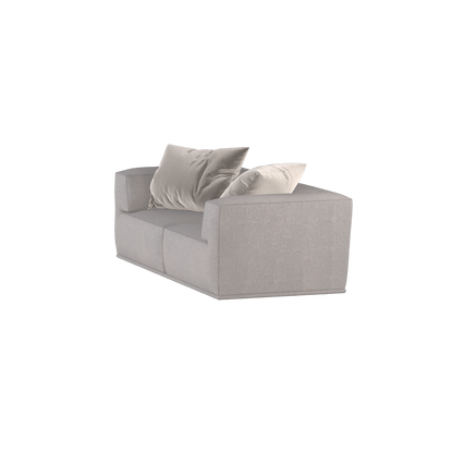 Savile Sofa — Compact Form with Wide Straight Armrests