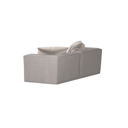 Savile Sofa — Compact Form with Wide Straight Armrests