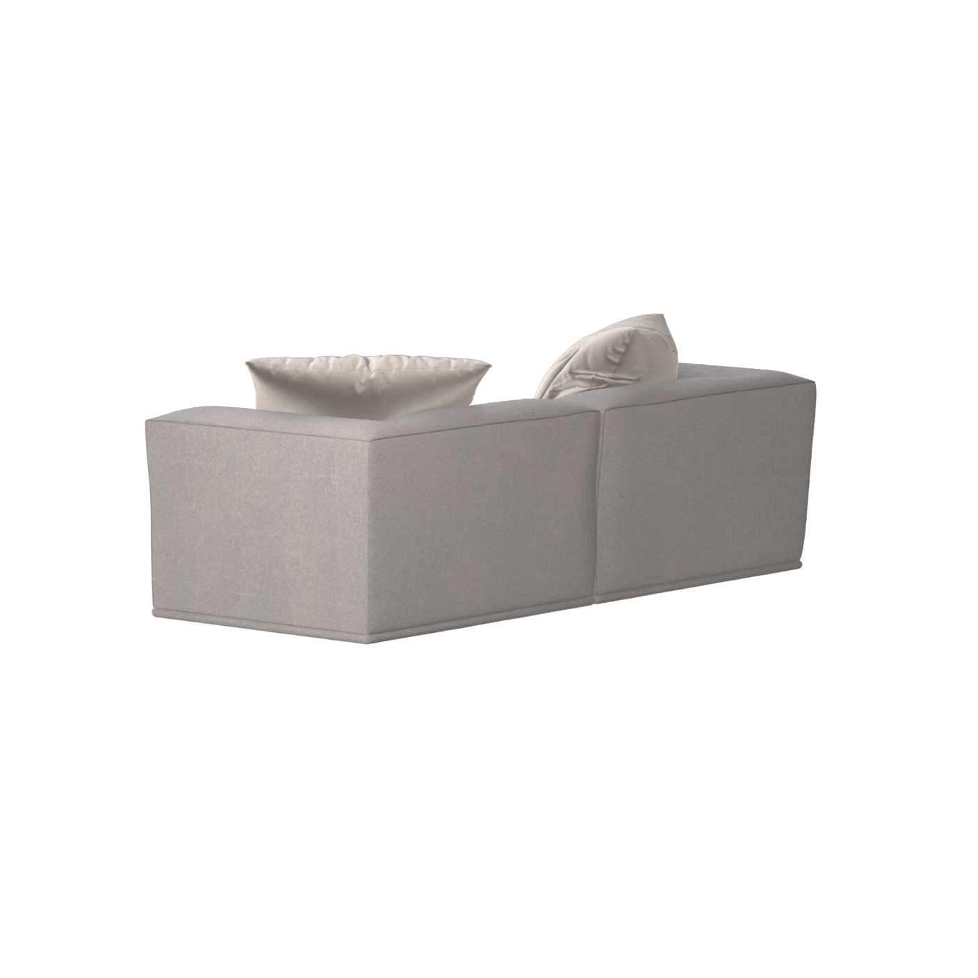 Savile Sofa — Compact Form with Wide Straight Armrests