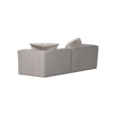 Savile Sofa — Compact Form with Wide Straight Armrests