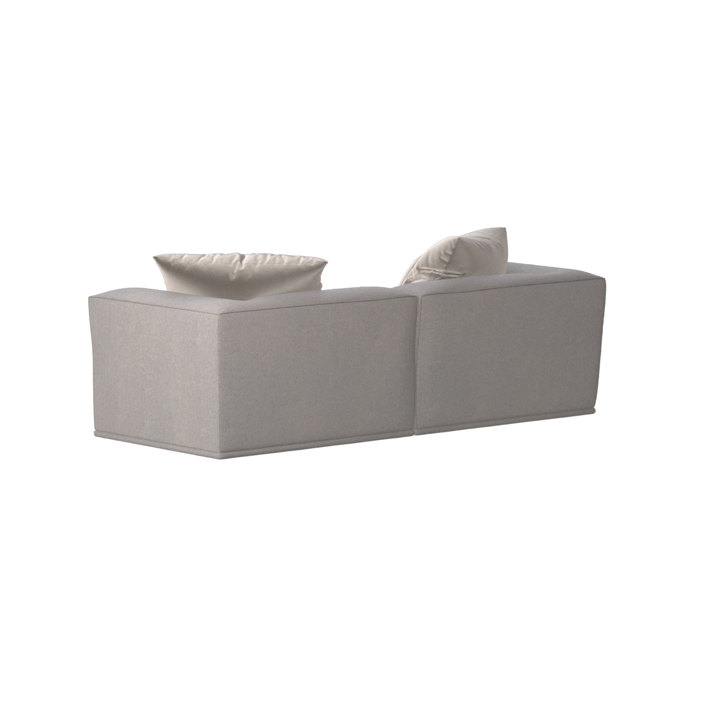 Savile Sofa — Compact Form with Wide Straight Armrests