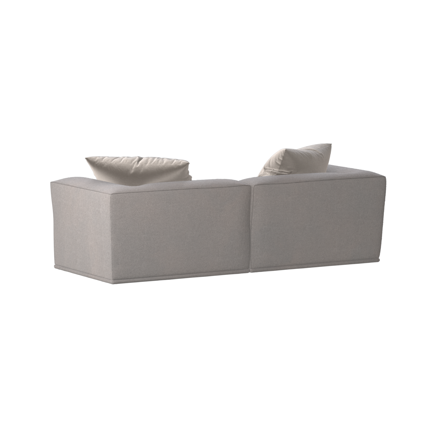 Savile Sofa — Compact Form with Wide Straight Armrests