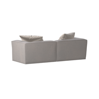 Savile Sofa — Compact Form with Wide Straight Armrests