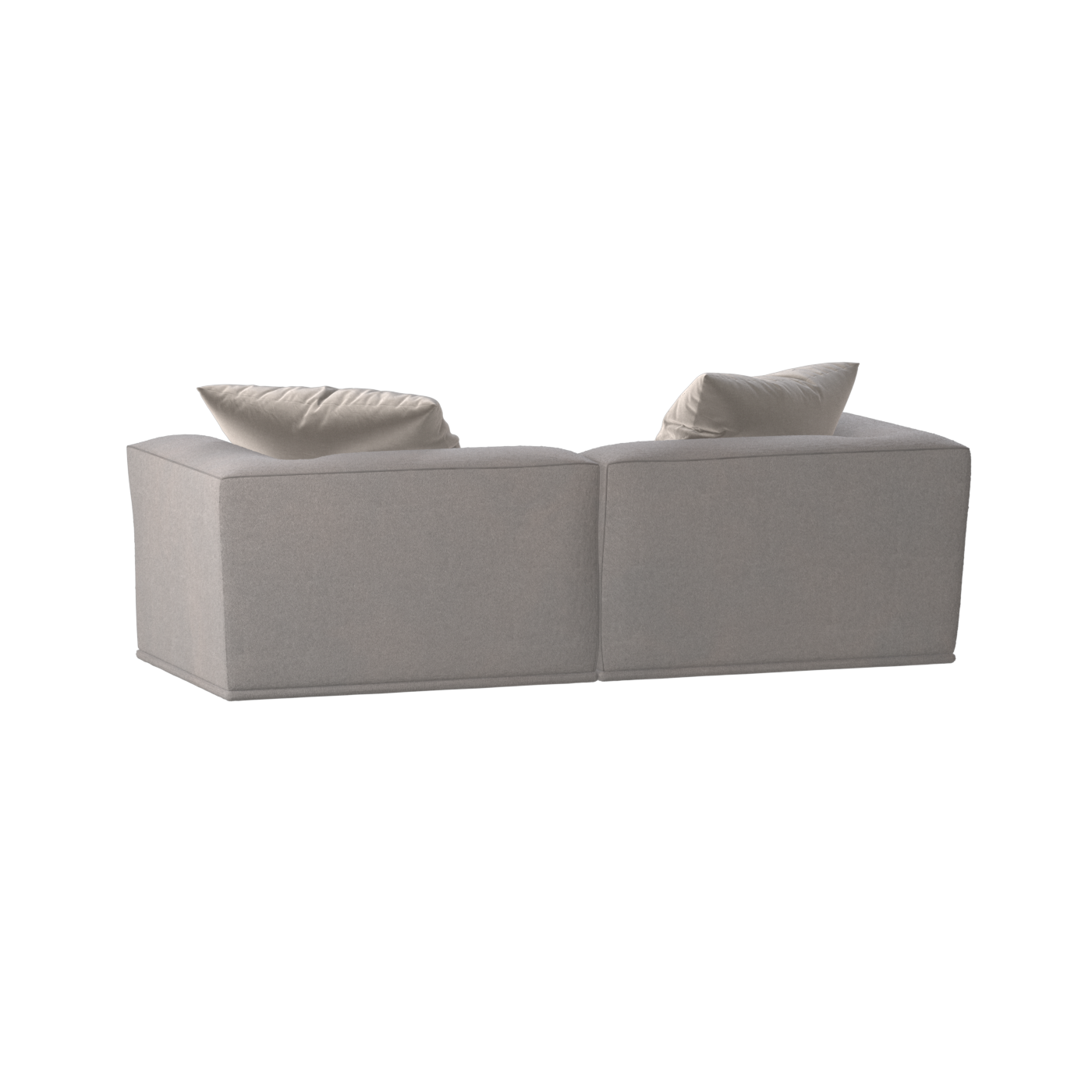 Savile Sofa — Compact Form with Wide Straight Armrests