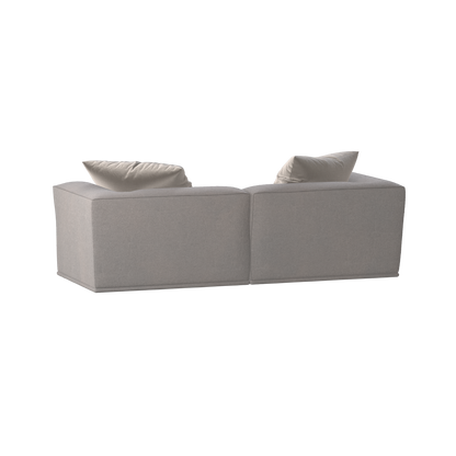 Savile Sofa — Compact Form with Wide Straight Armrests