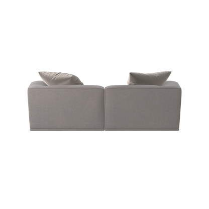 Savile Sofa — Compact Form with Wide Straight Armrests