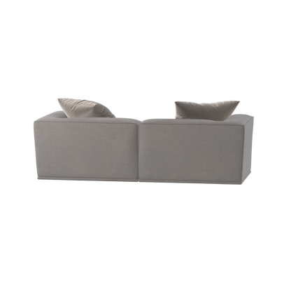 Savile Sofa — Compact Form with Wide Straight Armrests