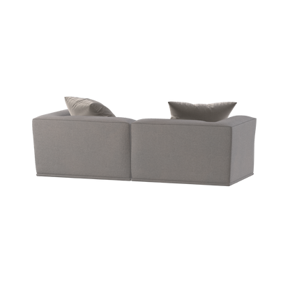 Savile Sofa — Compact Form with Wide Straight Armrests
