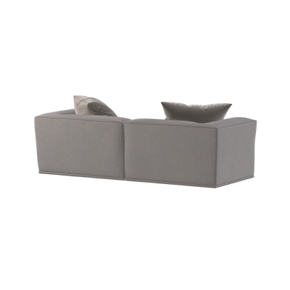 Savile Sofa — Compact Form with Wide Straight Armrests