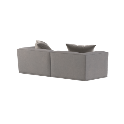 Savile Sofa — Compact Form with Wide Straight Armrests