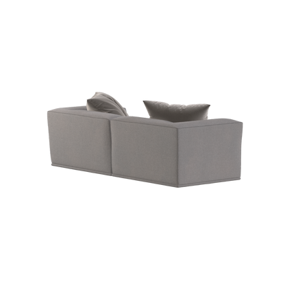 Savile Sofa — Compact Form with Wide Straight Armrests