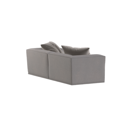 Savile Sofa — Compact Form with Wide Straight Armrests