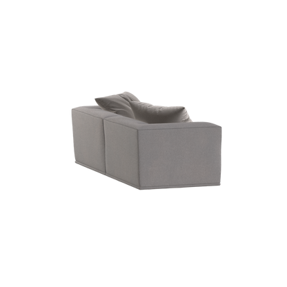 Savile Sofa — Compact Form with Wide Straight Armrests