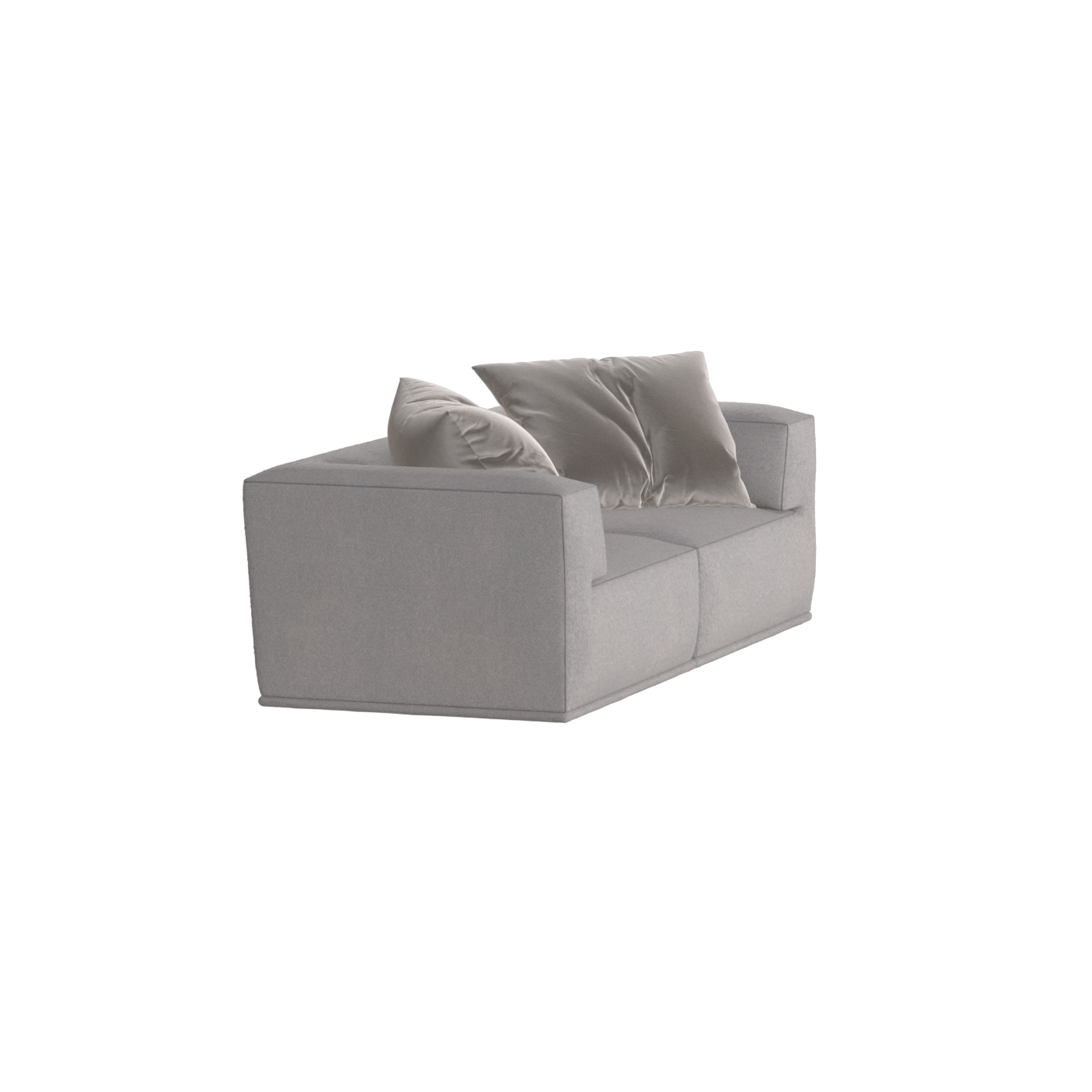 Savile Sofa — Compact Form with Wide Straight Armrests
