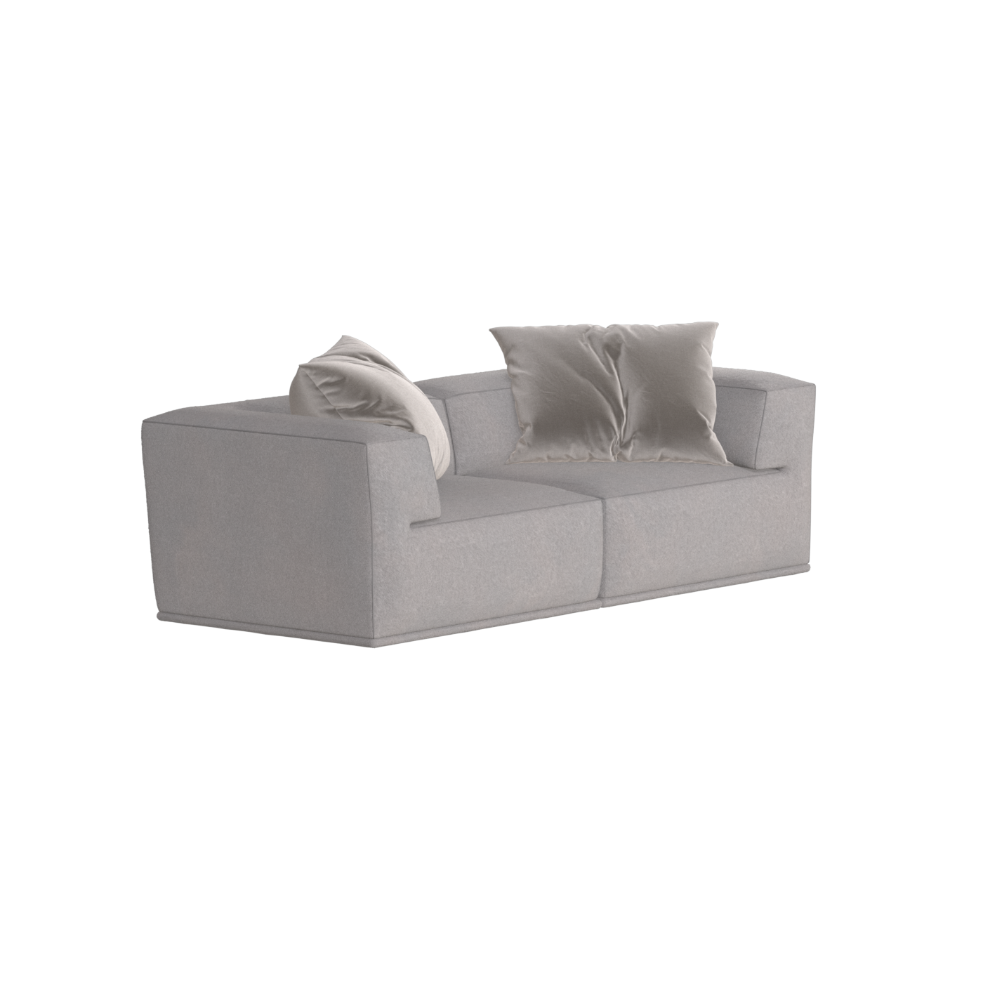 Savile Sofa — Compact Form with Wide Straight Armrests