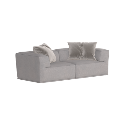 Savile Sofa — Compact Form with Wide Straight Armrests