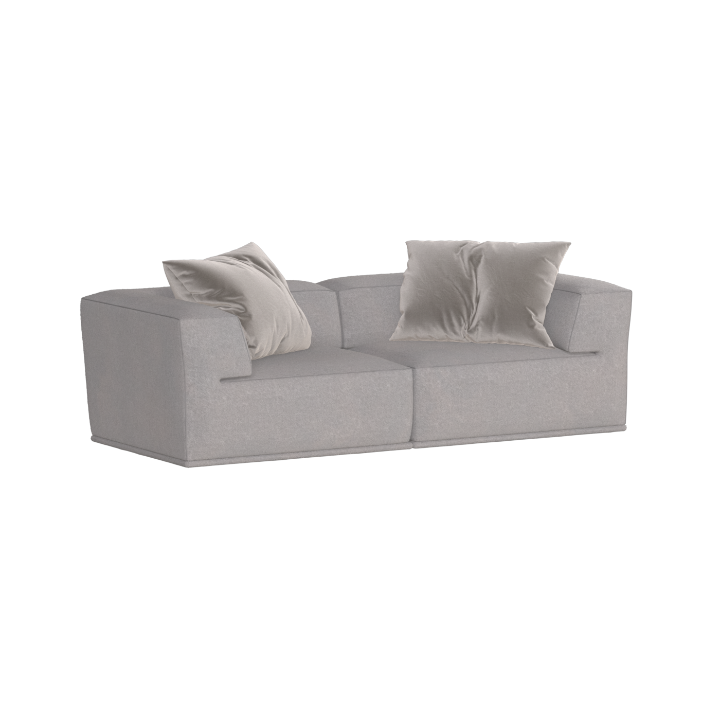 Savile Sofa — Compact Form with Wide Straight Armrests